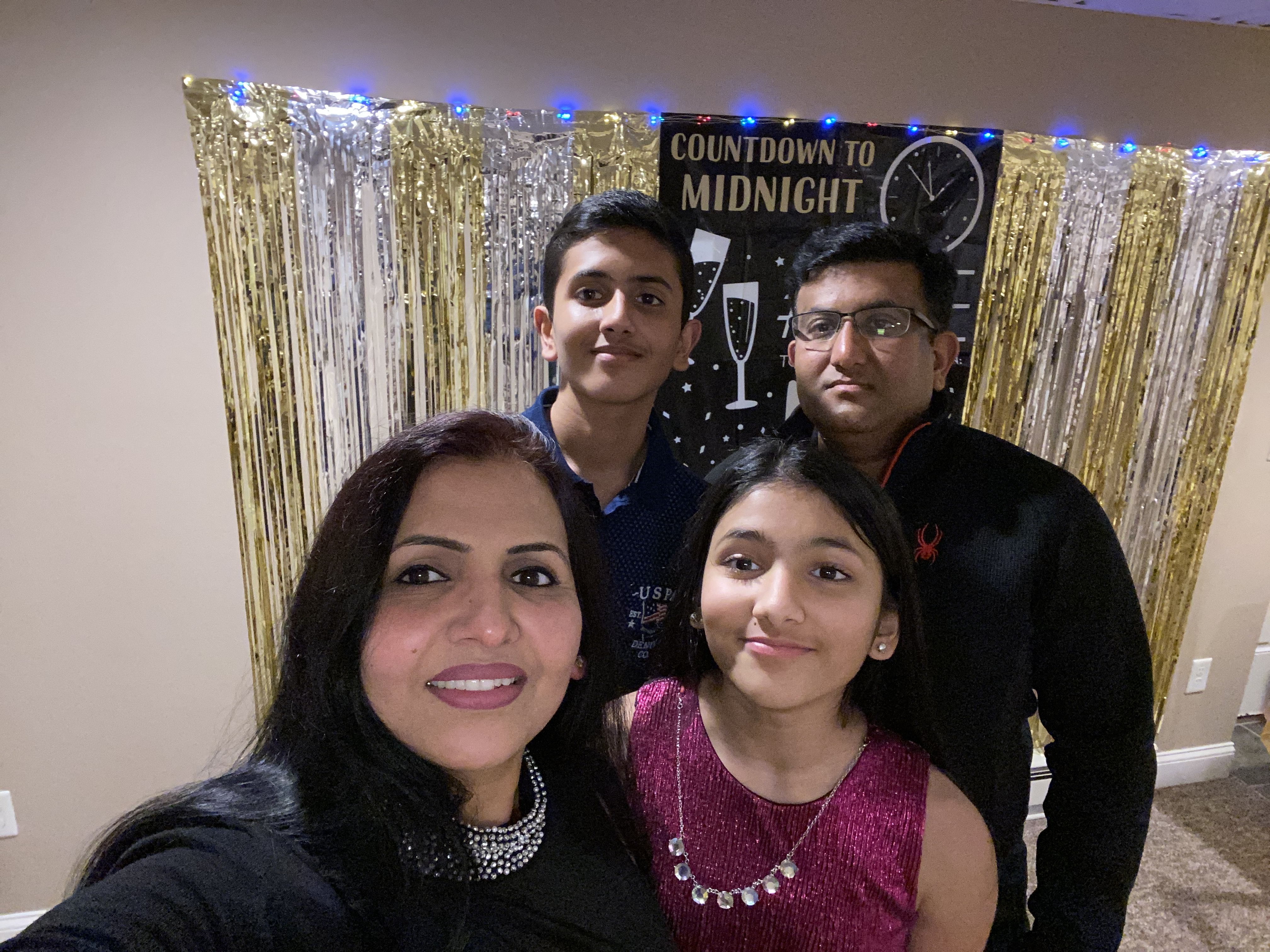 My Family at a New Years Party